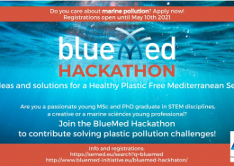 Bluemed hackathon event poster